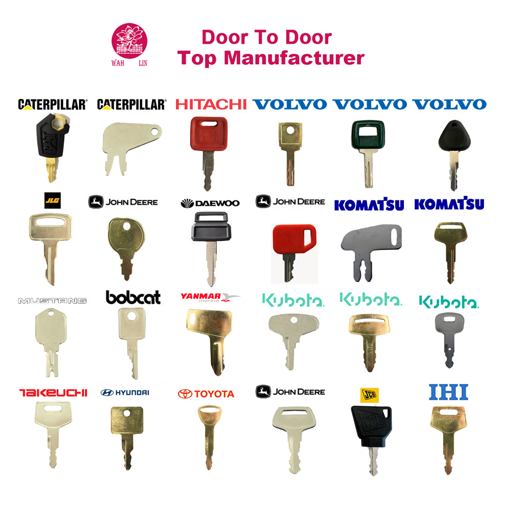 777 Key #7 Heavy Equipment Key Fits Volvo Excavator & Many Other Models 