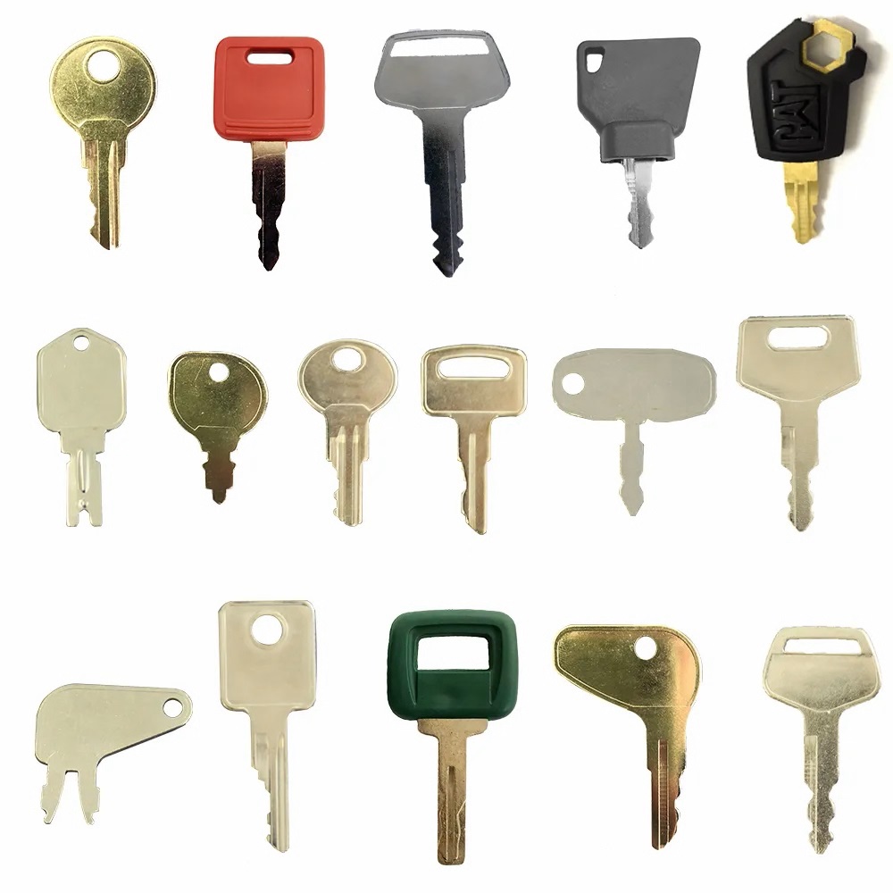 Complete 16 Keys Heavy Equipment / Grand Construction Ignition Key Set ...